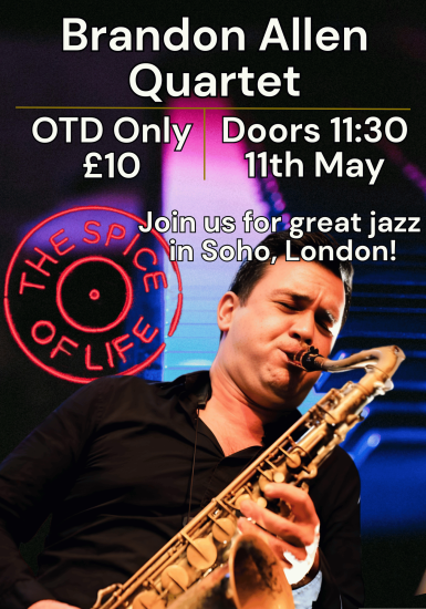 Spice of Life Jazz Club: Brandon Allen Quartet