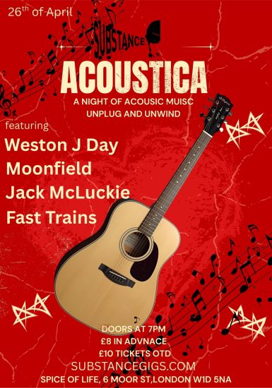 Substance presents Acoustica: Featuring Weston J Day