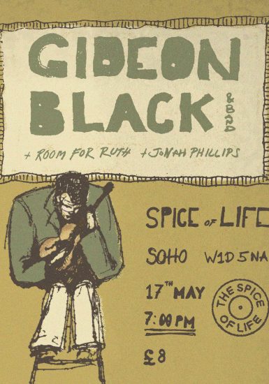 Substance at the Spice of Life: Gideon Black + Room For Ruth + Jonah Phillips