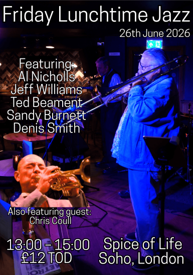 Friday Lunchtime Jazz – 1PM TOD