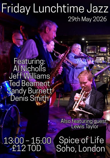 Friday Lunchtime Jazz – 1PM TOD
