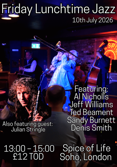 Friday Lunchtime Jazz – 1PM TOD