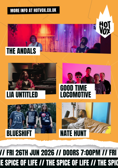 HOT VOX Presents: EVERYWHERE AT ONCE POWERED BY THE NATIONAL LOTTERY