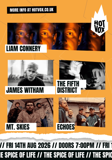 Hot Vox Presents: Liam Connery // The Fifth District // James Witham // Mt. Skies // Echoes
