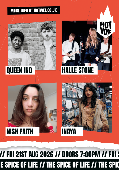 Hot Vox Presents: Queen Ino // Halle Stone // Nish Faith // INAYA