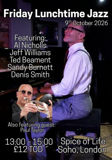 Friday Lunchtime Jazz – 1PM TOD