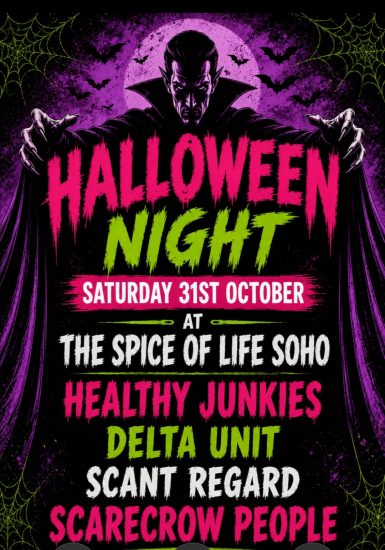 Substance Presents: Healthy Junkies + Delta Unit + Scant Regard + Scarecrow People
