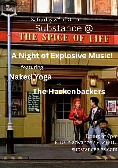 Substance Presents: Naked Yoga + The Fazeleys + The Hackenbackers