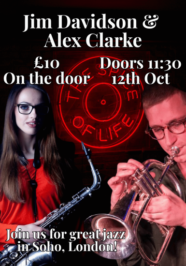 Spice of Life Jazz Club: Jim Davidson and Alex Clarke